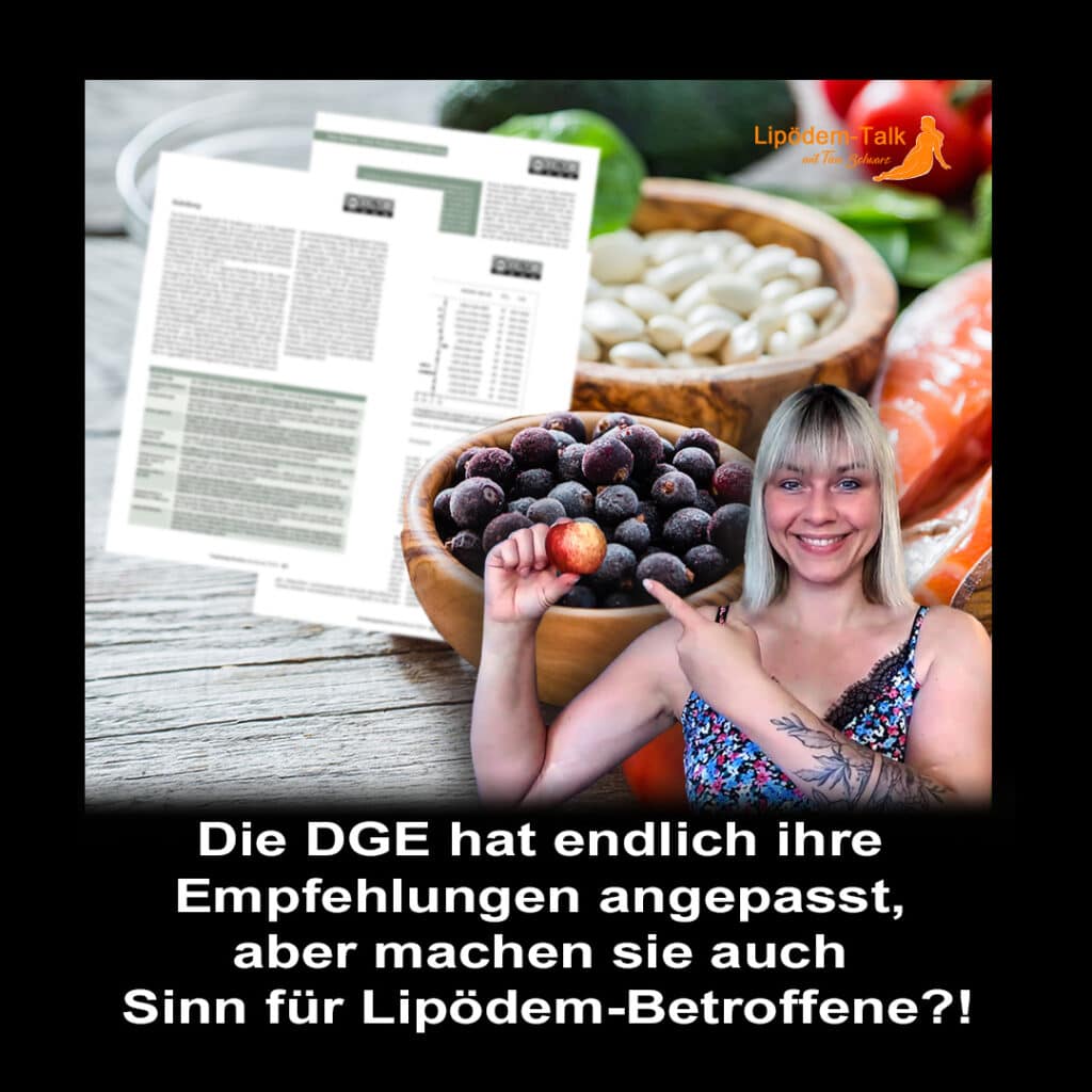 Ernährung bei Lipödem-Aktuelle DGE-Empfehlungen