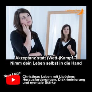 In dieser Folge erzählt Christina aus Österreich offen von ihrem Alltag mit Lipödem. Sie spricht über Herausforderungen, Diskriminierung, ihren Umgang mit Schmerzen und wie sie ihre Lebensqualität durch Sport, Ernährung und eine mentale positive Einstellung maßgeblich verbessern konnte. Christinas verrät jede Tipps und ich hoffe, sie darf auch für dich eine Art Inspiration sein!