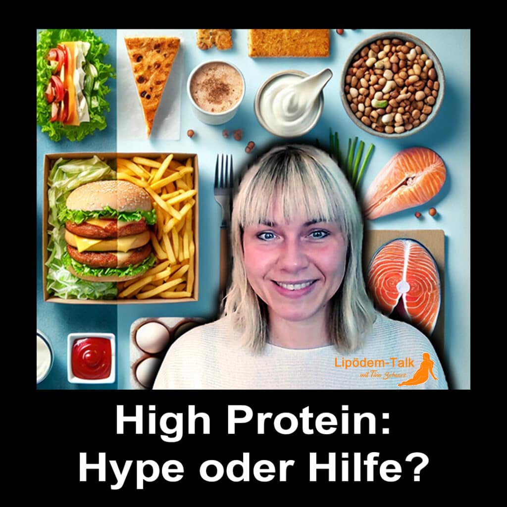 High Protein Ernährung bei Lipödem: Alles, was du wissen musst! In dieser Folge erkläre ich dir, wie eine proteinreiche Ernährung bei Lipödem helfen kann und welche Lebensmittel sich am besten als Proteinquelle eignen. Du erfährst, wie du Proteine einfach ​​in deinen Alltag integrieren kannst und worauf du achten solltest. Schau rein und finde heraus, ob die High Protein Ernährung zu dir passt!