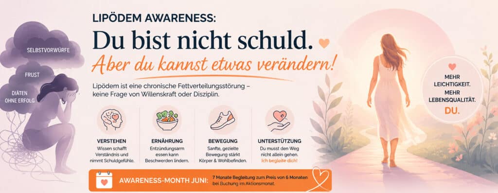 Lipödem ist nicht deine Schuld, aber vielleicht dein Moment für Veränderung